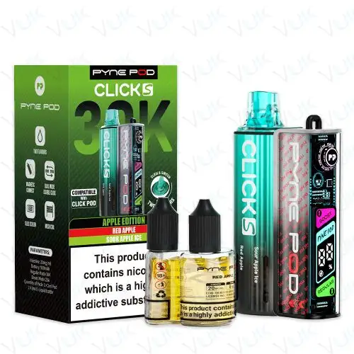 Pyne Pod Click S 30K Prefilled Pod Kit with FREE Refill Pack