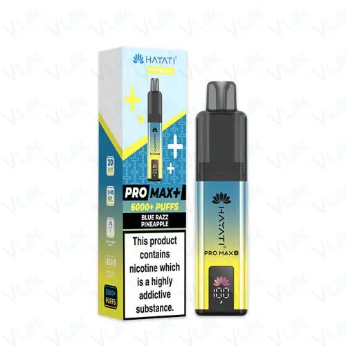 Hayati Pro Max Plus 6000 Prefilled Pod Kit Bundle - Image 13