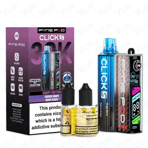 Pyne Pod Click S 30K Prefilled Pod Kit with FREE Refill Pack - Image 4