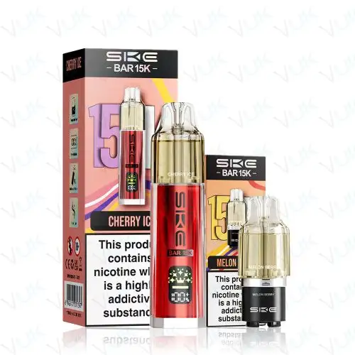 SKE Bar 15K Prefilled Pod Kit with FREE Refill Pack
